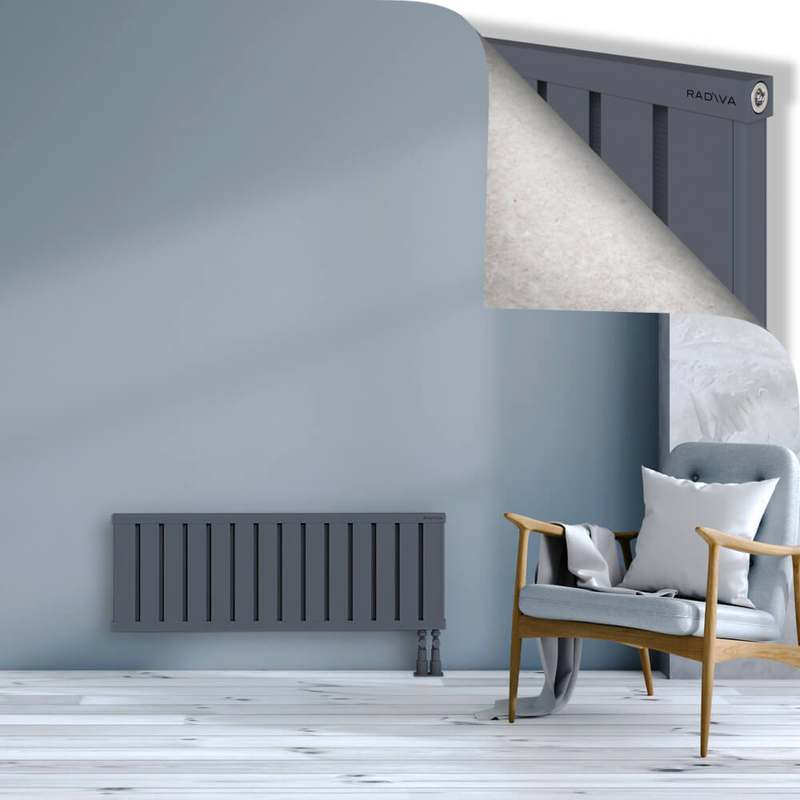 OBI Dekoratif Alüminyum Radyatör 400x1124 Antrasit