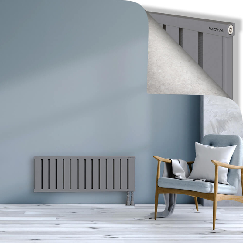 OBI Dekoratif Alüminyum Radyatör 400x1124 Gri