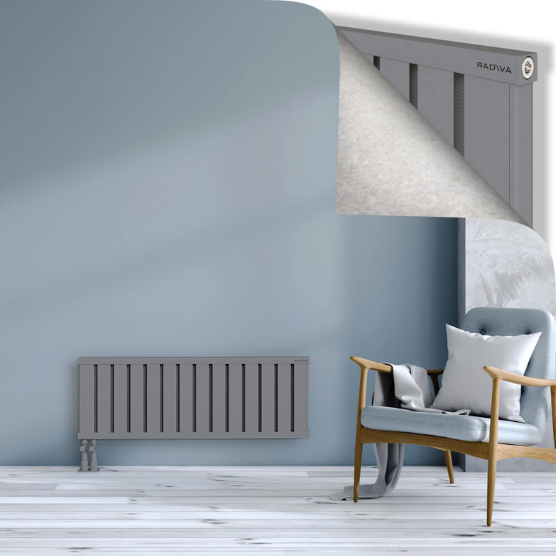 OBI Dekoratif Alüminyum Radyatör 400x1124 Gri