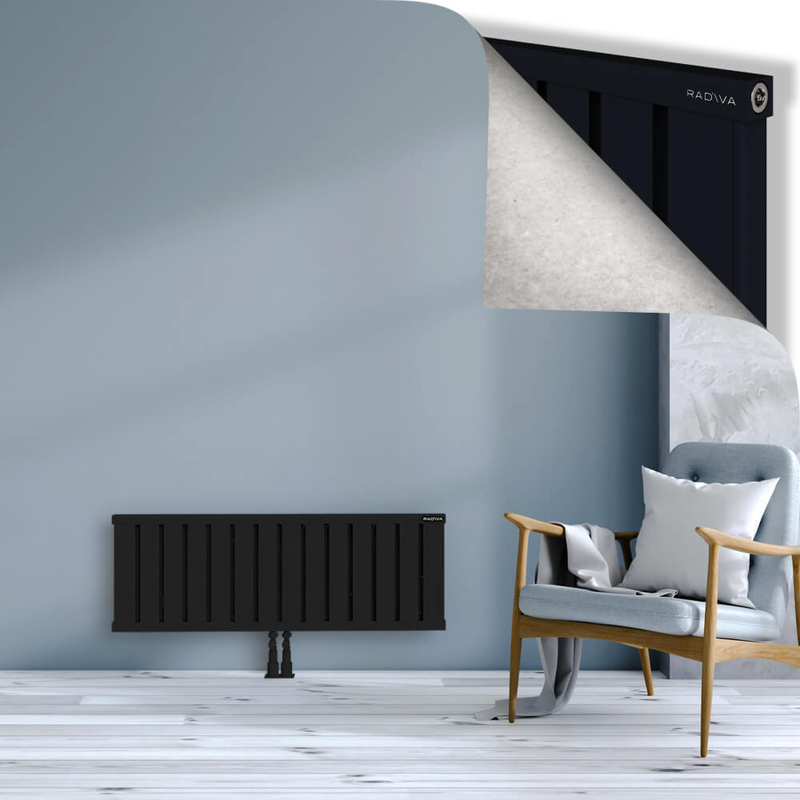 OBI Dekoratif Alüminyum Radyatör 400x1124 Siyah