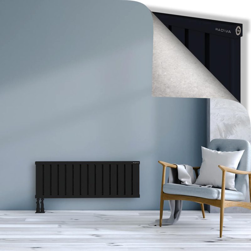 OBI Dekoratif Alüminyum Radyatör 400x1124 Siyah