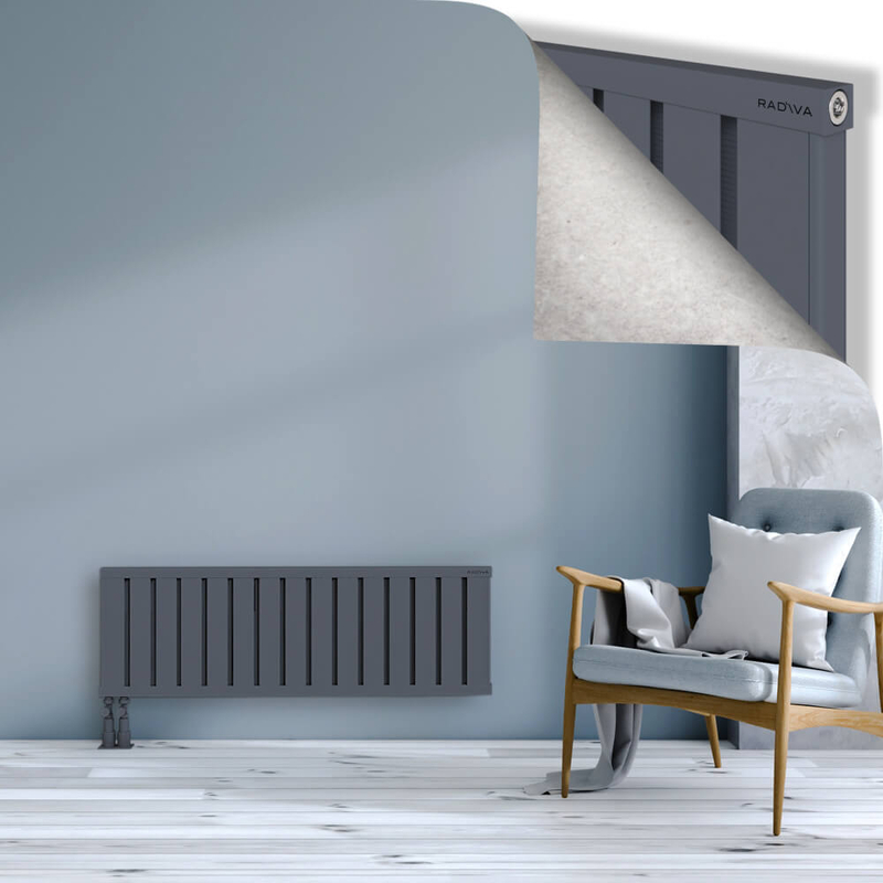 OBI Dekoratif Alüminyum Radyatör 400x1204 Antrasit