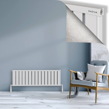 Radiva - Obi Dekoratif Alüminyum Radyatör 400x1204 Beyaz