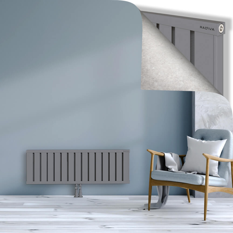 OBI Dekoratif Alüminyum Radyatör 400x1204 Gri