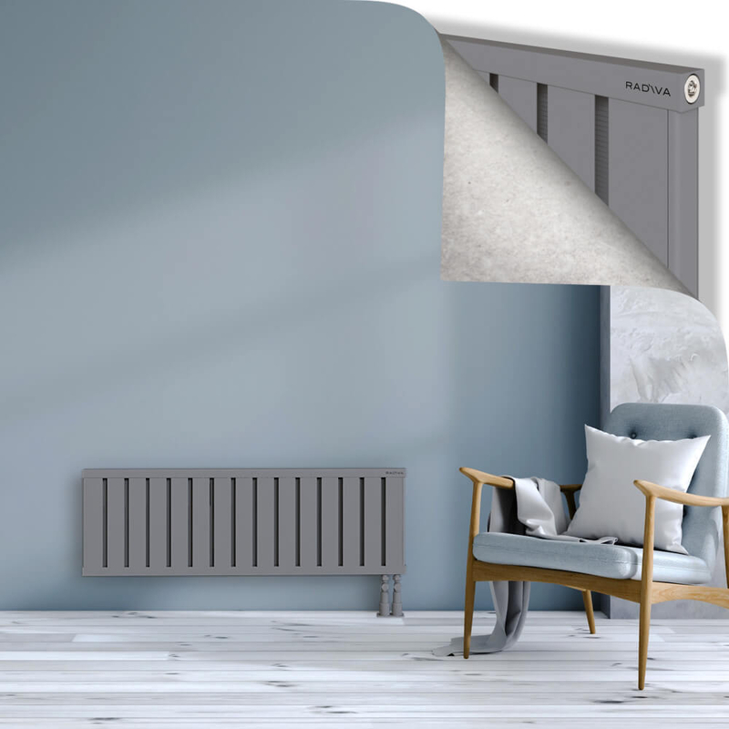 OBI Dekoratif Alüminyum Radyatör 400x1204 Gri