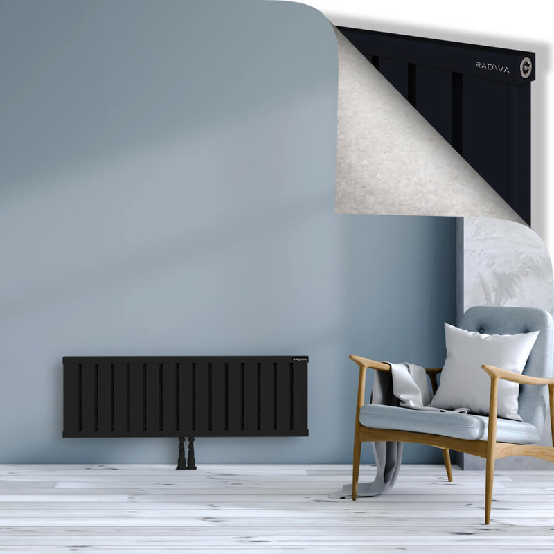 OBI Dekoratif Alüminyum Radyatör 400x1204 Siyah