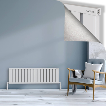 Radiva - Obi Dekoratif Alüminyum Radyatör 400x1284 Beyaz