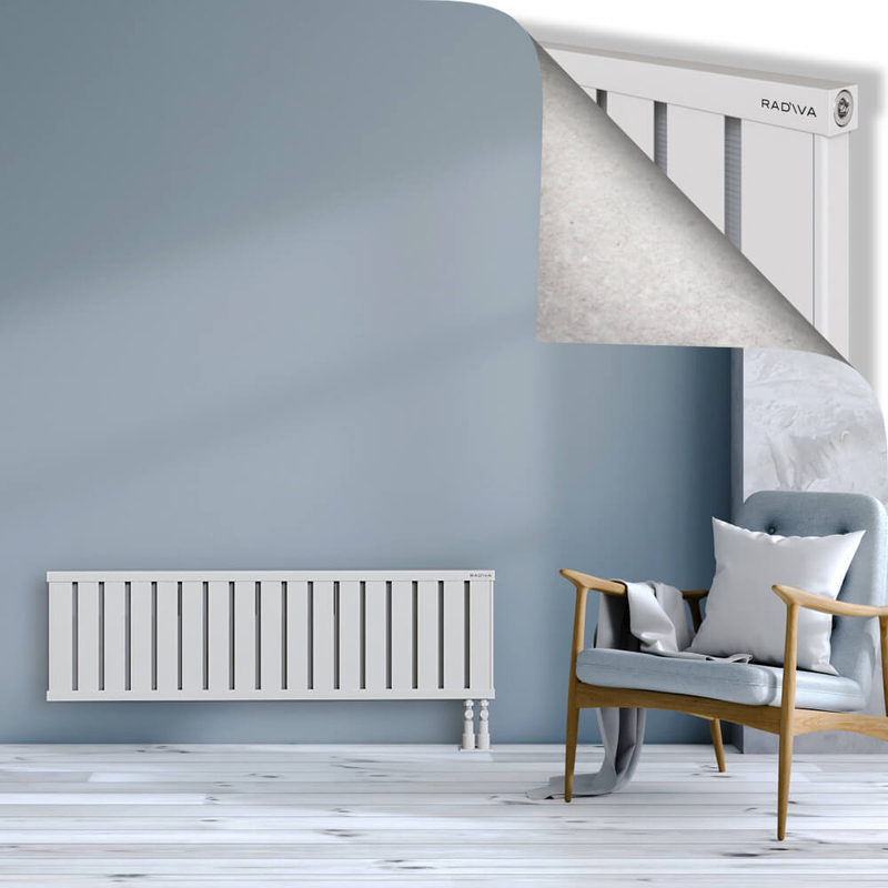 OBI Dekoratif Alüminyum Radyatör 400x1364 Beyaz
