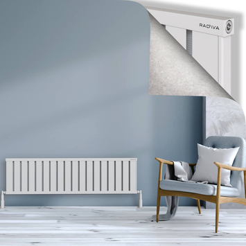 Radiva - Obi Dekoratif Alüminyum Radyatör 400x1444 Beyaz