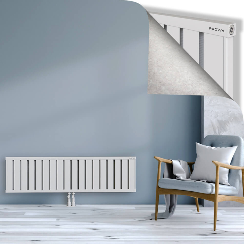 OBI Dekoratif Alüminyum Radyatör 400x1444 Beyaz