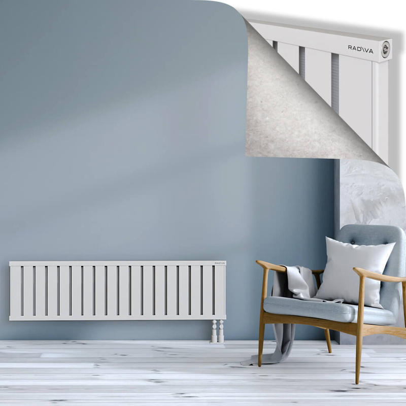 OBI Dekoratif Alüminyum Radyatör 400x1444 Beyaz