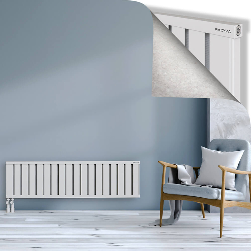 OBI Dekoratif Alüminyum Radyatör 400x1444 Beyaz