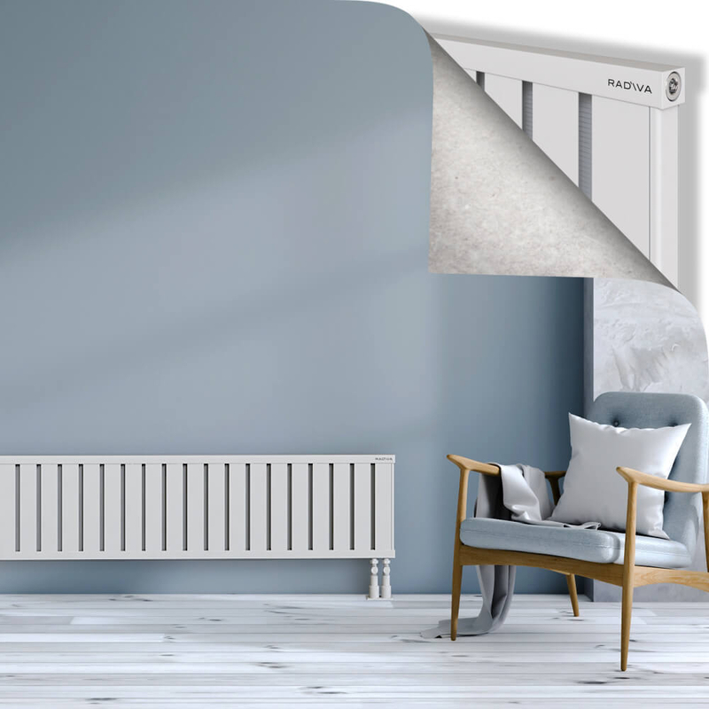 OBI Dekoratif Alüminyum Radyatör 400x1524 Beyaz