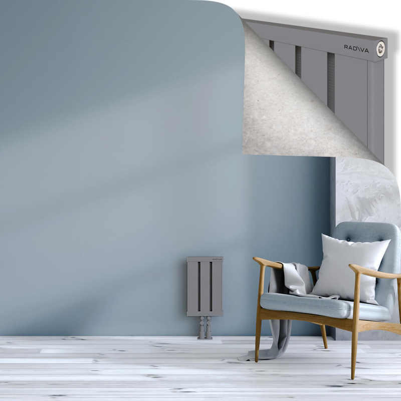OBI Dekoratif Alüminyum Radyatör 400x244 Gri