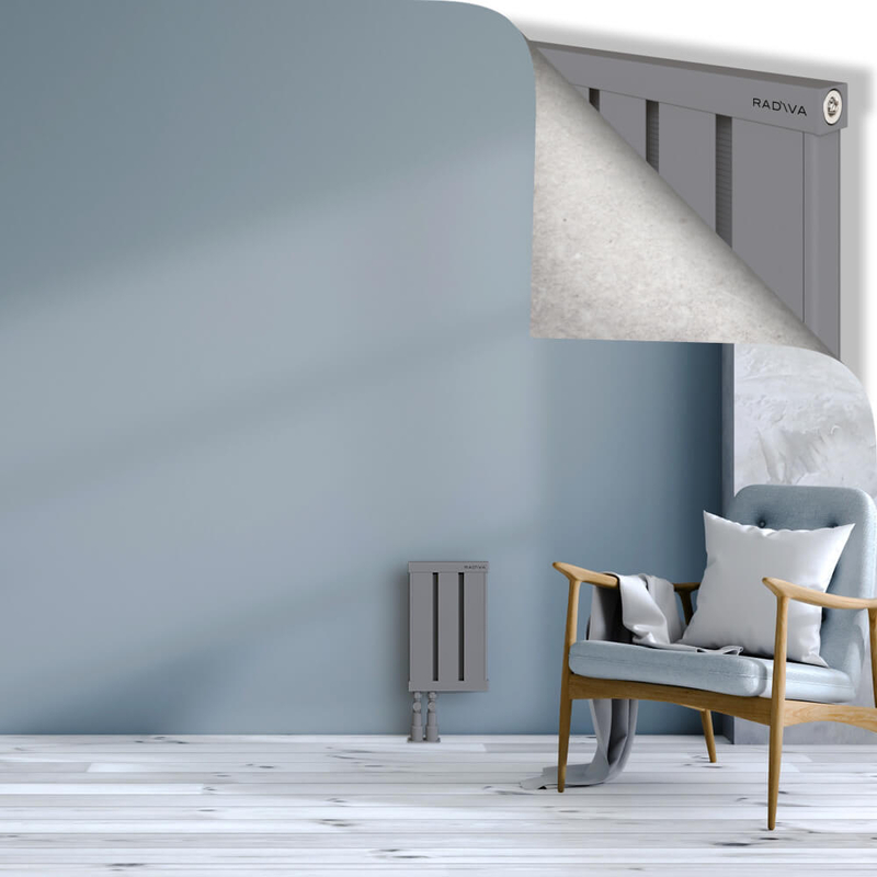 OBI Dekoratif Alüminyum Radyatör 400x244 Gri