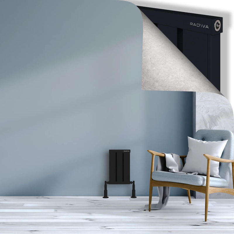 OBI Dekoratif Alüminyum Radyatör 400x244 Siyah