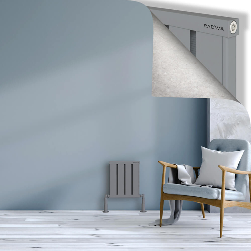 OBI Dekoratif Alüminyum Radyatör 400x324 Gri