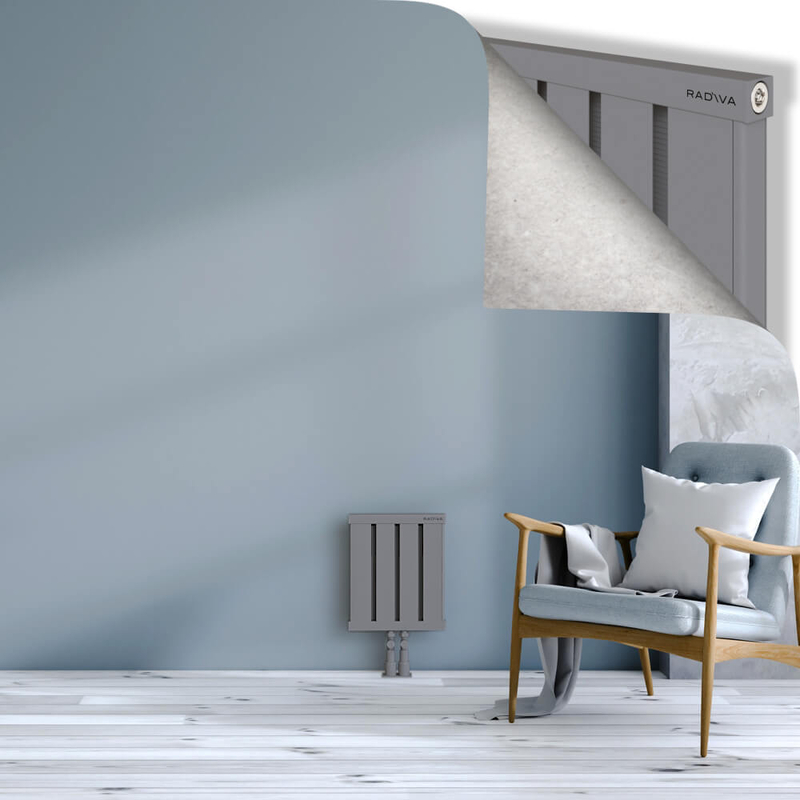 OBI Dekoratif Alüminyum Radyatör 400x324 Gri