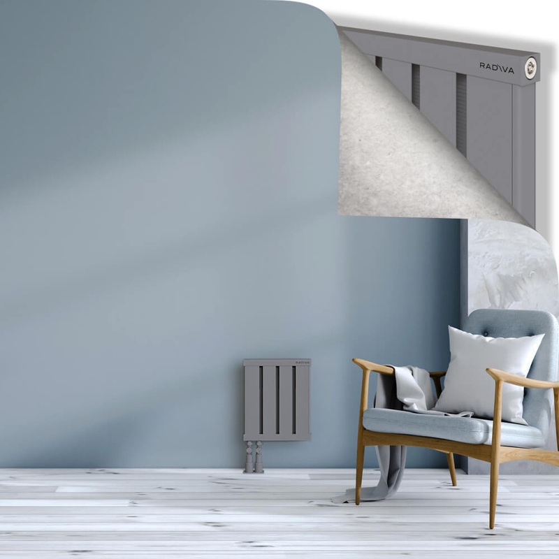 OBI Dekoratif Alüminyum Radyatör 400x324 Gri