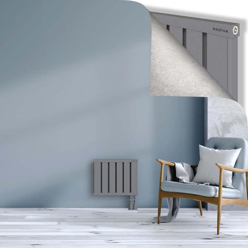 OBI Dekoratif Alüminyum Radyatör 400x484 Gri