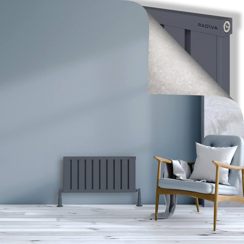OBI Dekoratif Alüminyum Radyatör 400x804 Antrasit