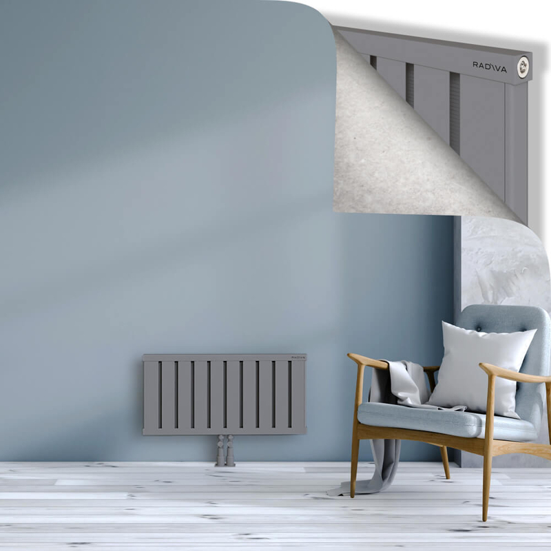 OBI Dekoratif Alüminyum Radyatör 400x804 Gri