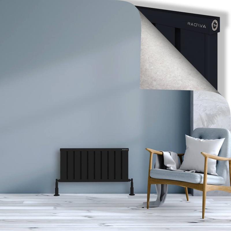 OBI Dekoratif Alüminyum Radyatör 400x804 Siyah