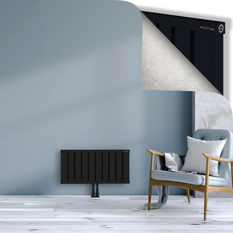 OBI Dekoratif Alüminyum Radyatör 400x804 Siyah