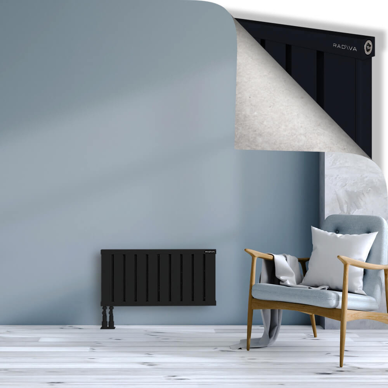 OBI Dekoratif Alüminyum Radyatör 400x804 Siyah