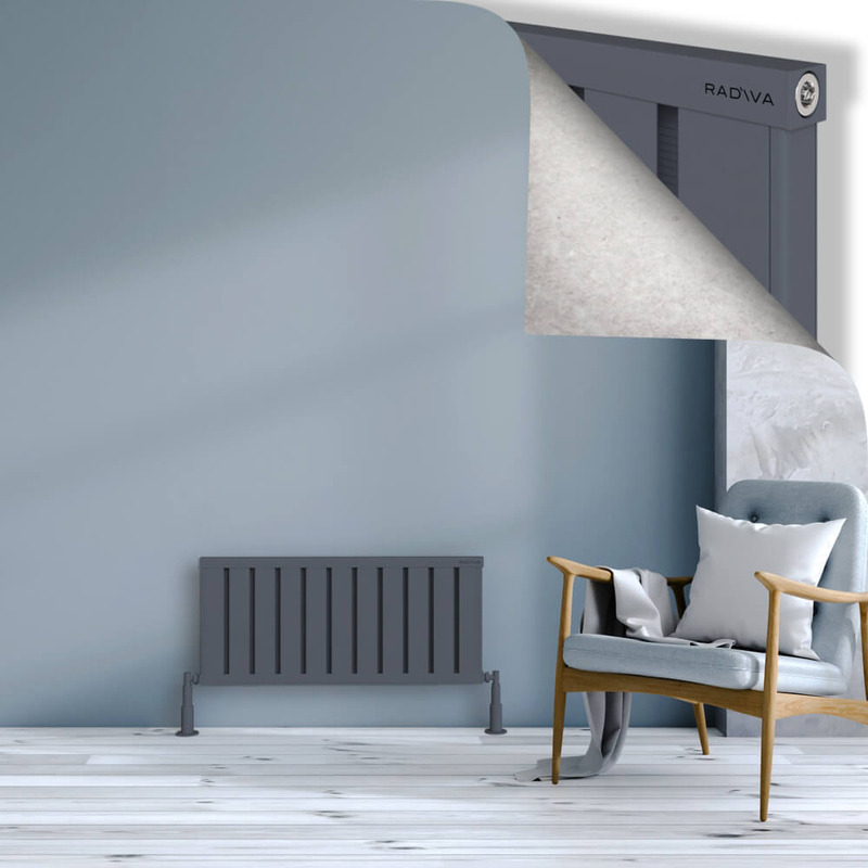 OBI Dekoratif Alüminyum Radyatör 400x884 Antrasit