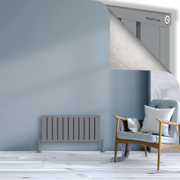 Radiva - Obi Dekoratif Alüminyum Radyatör 400x884 Gri