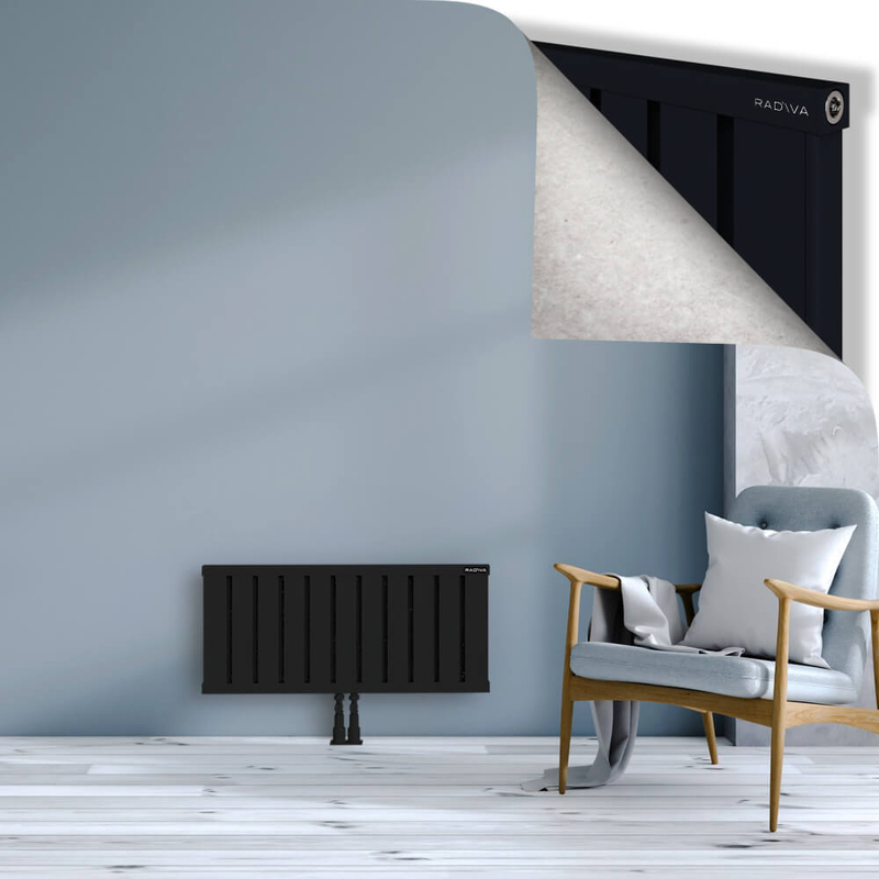 OBI Dekoratif Alüminyum Radyatör 400x884 Siyah