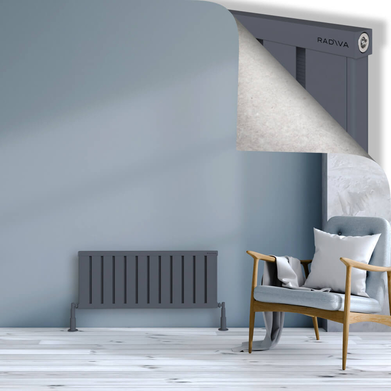 OBI Dekoratif Alüminyum Radyatör 400x964 Antrasit