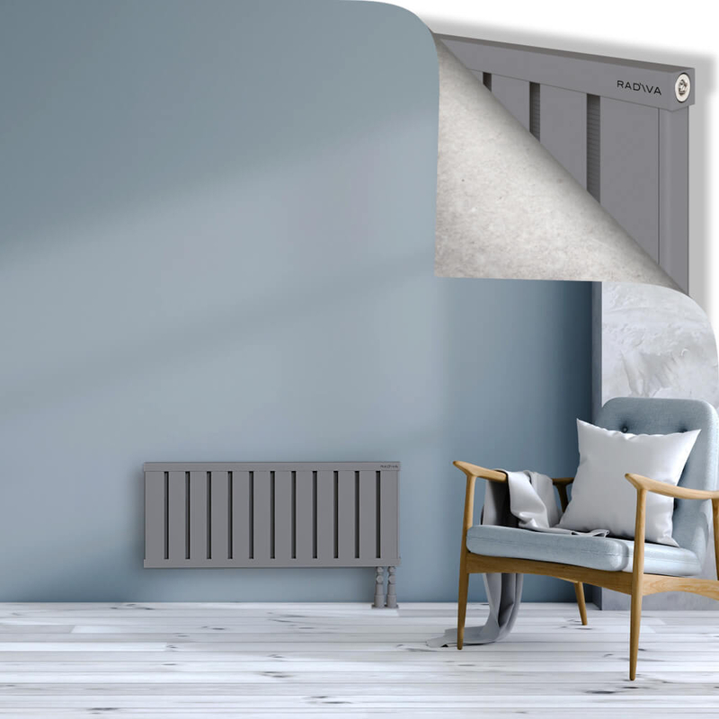 OBI Dekoratif Alüminyum Radyatör 400x964 Gri