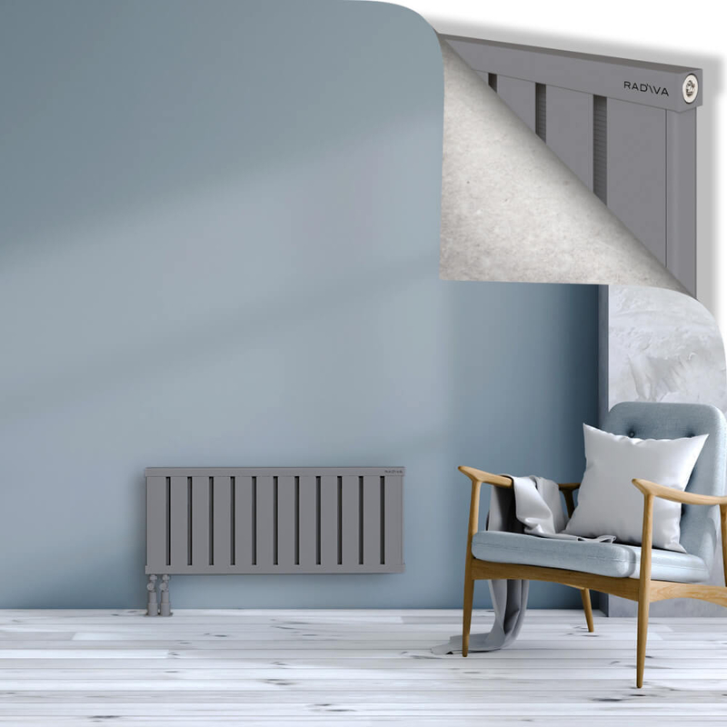 OBI Dekoratif Alüminyum Radyatör 400x964 Gri