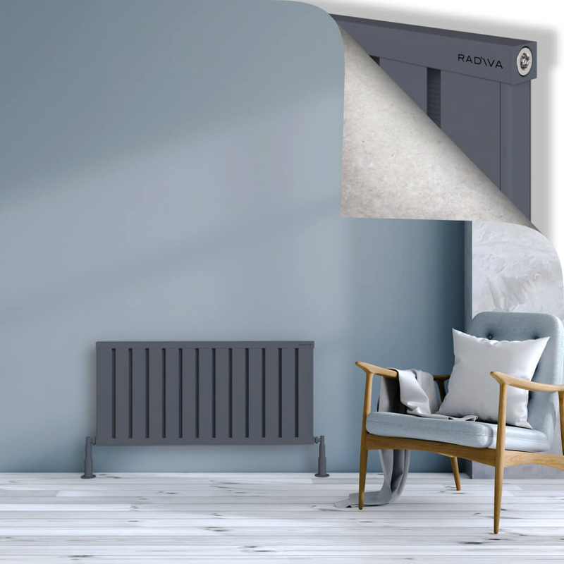 OBI Dekoratif Alüminyum Radyatör 500x1044 Antrasit