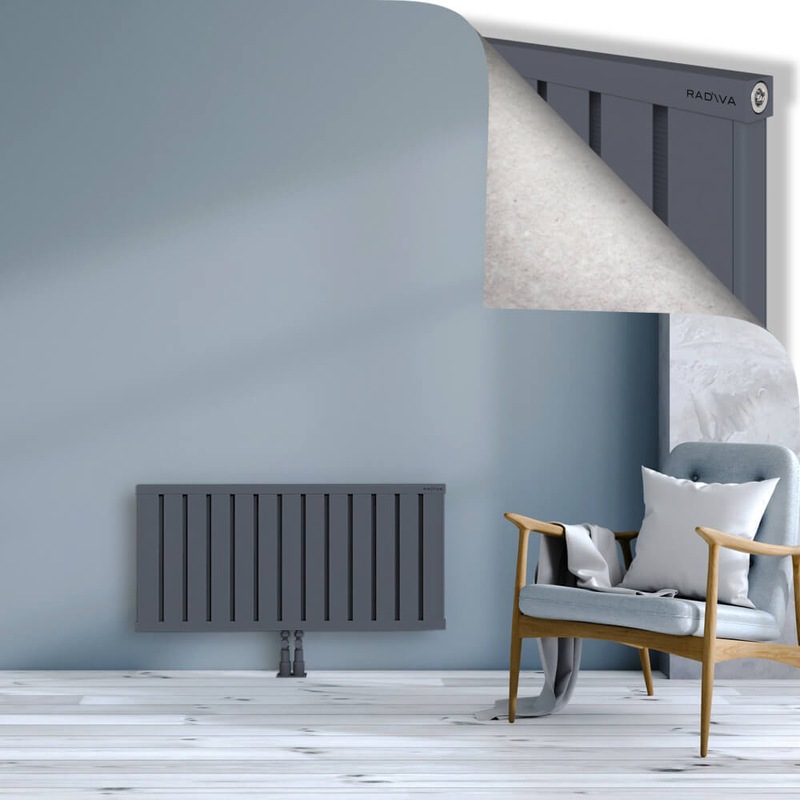OBI Dekoratif Alüminyum Radyatör 500x1044 Antrasit