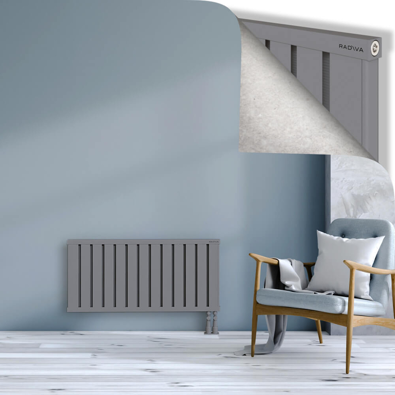 OBI Dekoratif Alüminyum Radyatör 500x1044 Gri