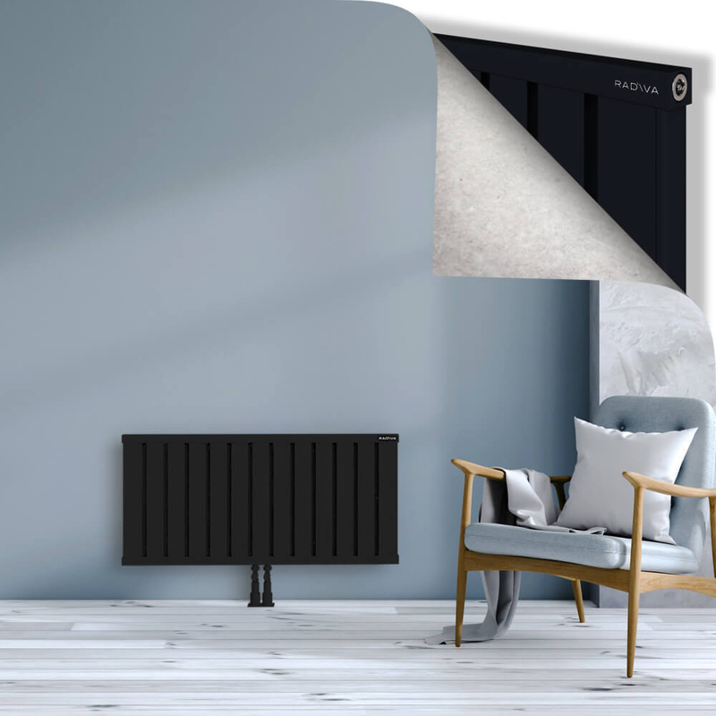 OBI Dekoratif Alüminyum Radyatör 500x1044 Siyah