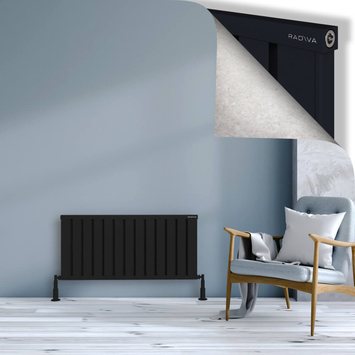Radiva - Obi Dekoratif Alüminyum Radyatör 500x1044 Siyah