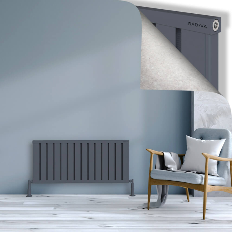 OBI Dekoratif Alüminyum Radyatör 500x1124 Antrasit