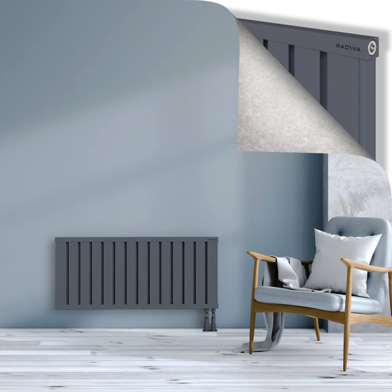 OBI Dekoratif Alüminyum Radyatör 500x1124 Antrasit