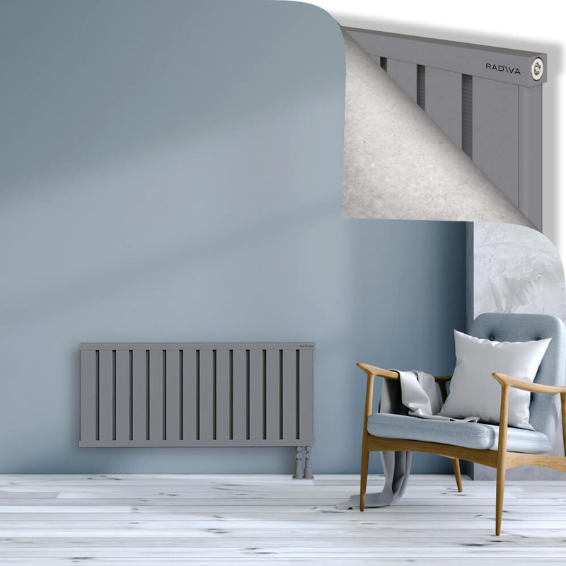 OBI Dekoratif Alüminyum Radyatör 500x1124 Gri