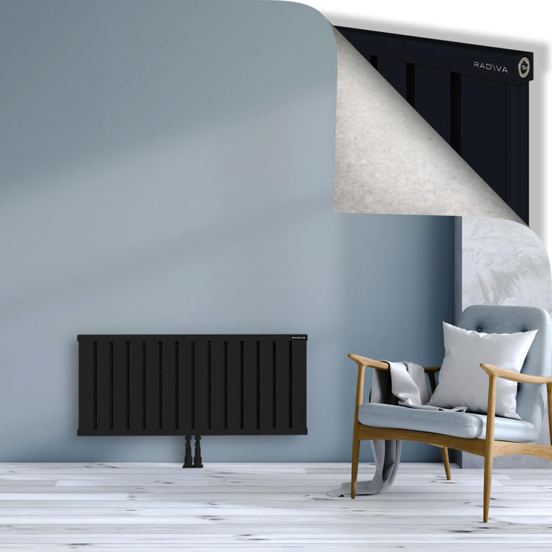 OBI Dekoratif Alüminyum Radyatör 500x1124 Siyah