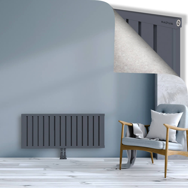 OBI Dekoratif Alüminyum Radyatör 500x1204 Antrasit