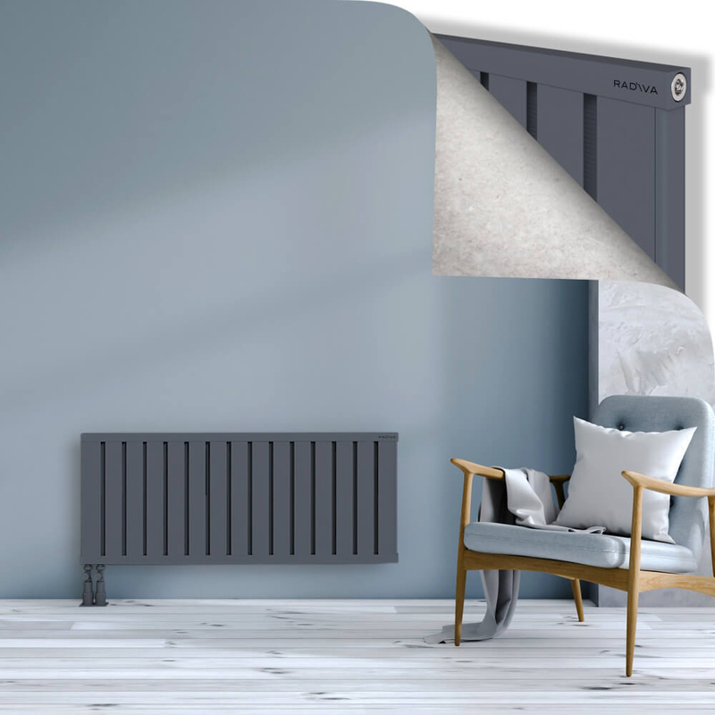 OBI Dekoratif Alüminyum Radyatör 500x1204 Antrasit