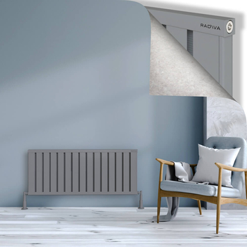 Radiva - Obi Dekoratif Alüminyum Radyatör 500x1204 Gri
