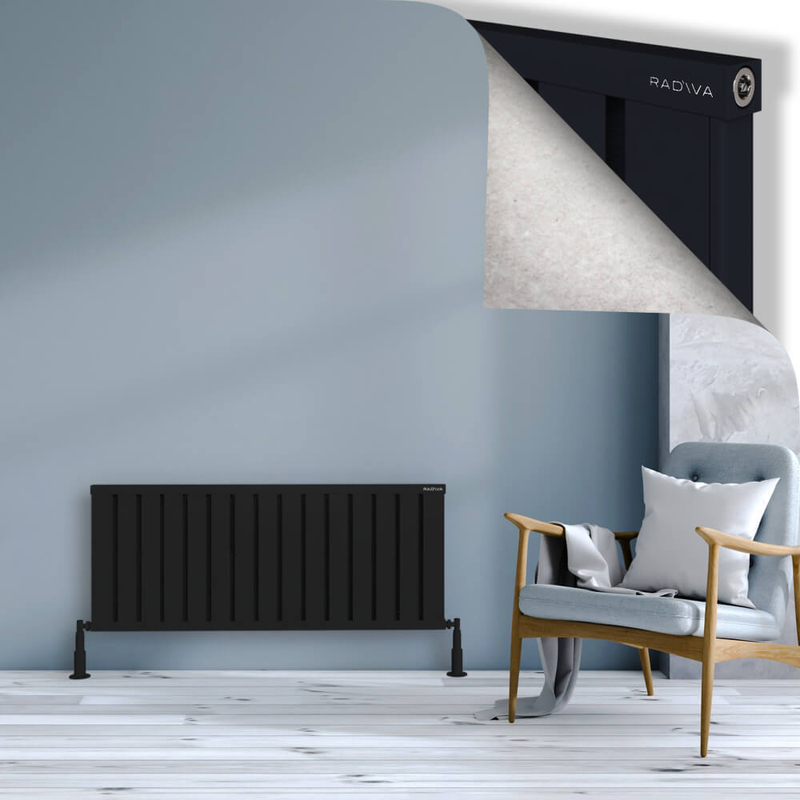 OBI Dekoratif Alüminyum Radyatör 500x1204 Siyah