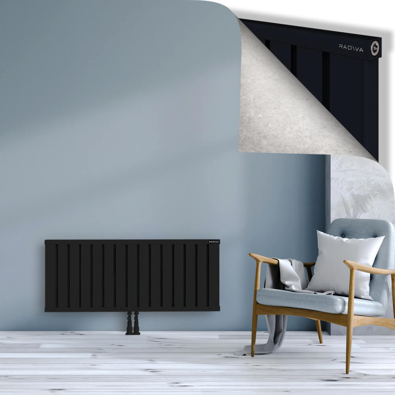 OBI Dekoratif Alüminyum Radyatör 500x1204 Siyah
