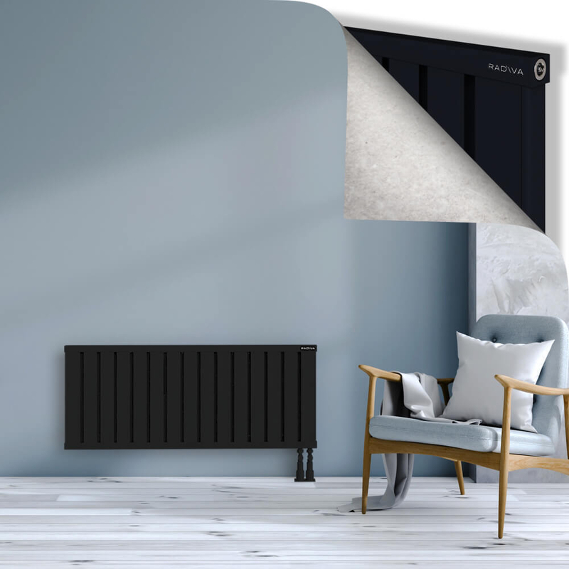 OBI Dekoratif Alüminyum Radyatör 500x1204 Siyah